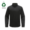 Customized new men's Rpet wool recyclable eco-friendly polyester pullover with stand-up collar